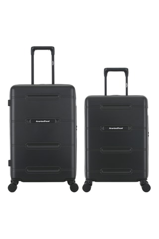 Valise cabine et valise semaine (S/M) - 60/66 cm - Noir