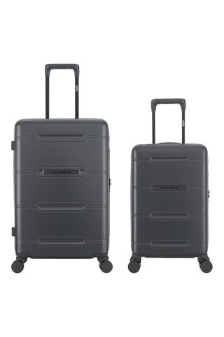 Valise cabine low-cost et valise semaine (XXS/M) - 66/55 cm - Gris