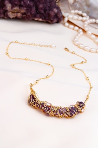 Collier - Améthystes