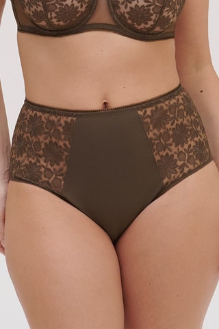 Culotte a vita alta Amazone - Kaki