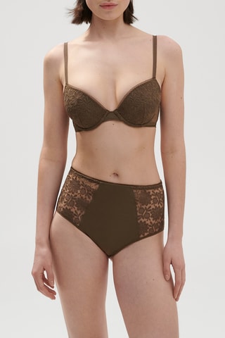 Culotte a vita alta Amazone - Kaki