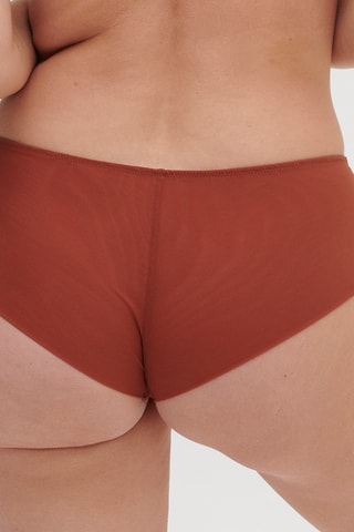 Shorty Singulière - Rouge brique