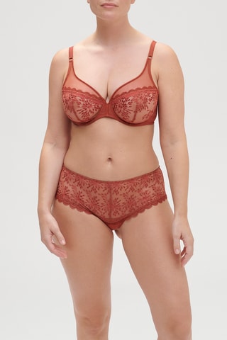 Shorty Singulière - Rouge brique