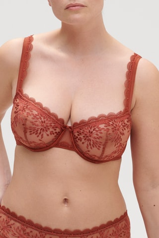 Soutien-gorge Singulière - Rouge brique