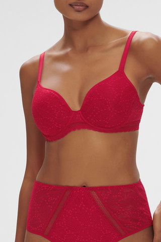Soutien-gorge à armatures Comete - Rouge