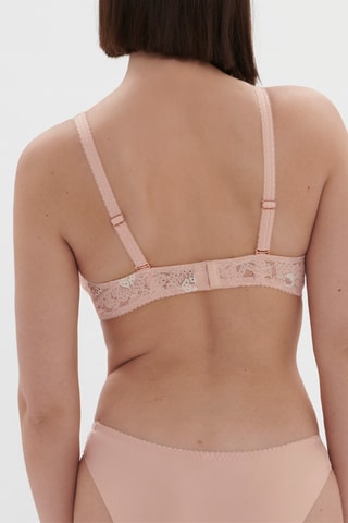 Soutien-gorge en dentelle Festive - Rose