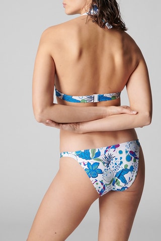 Haut de maillot Neroli - Blanc et bleu