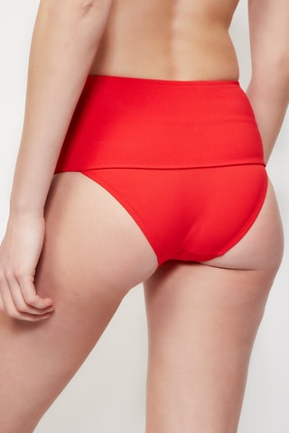 Bas de maillot taille haute Jane - Cherry
