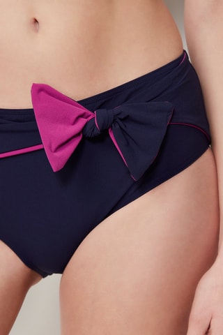 Bas de maillot taille haute Liv - Minuit