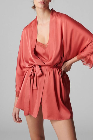 Kimono Satin - Rosa quarzo