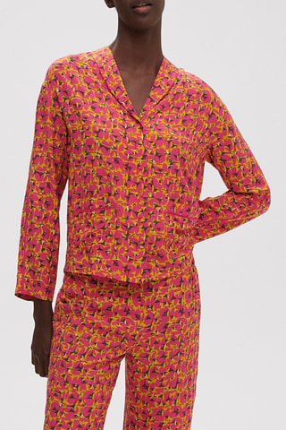 Camicia pigiama Songe - Rosa e giallo