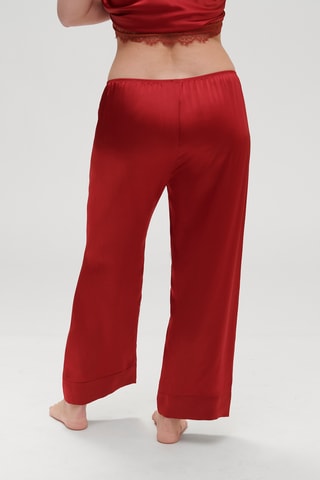 Pantaloni pigiama in seta Dream - Bordeaux 