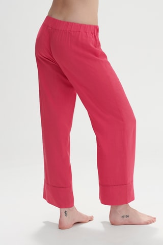 Pantaloni pigiama a vita alta Songe - Fucsia