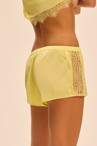 Shorts pigiama Satin Secrets - Giallo