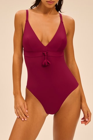 Maillot 1 pièce Miracle - Bordeaux
