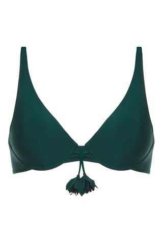 Haut de maillot push-up Miracle - Vert
