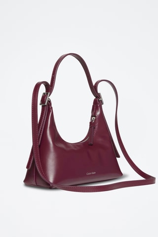 Sac porté épaule en cuir - Rose