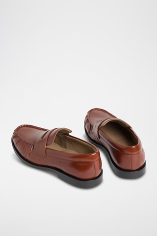 Mocassins en cuir nappa - Marron