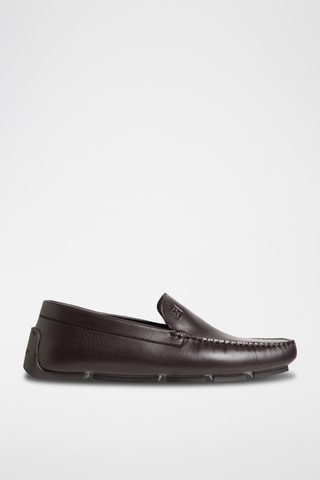 Mocassins en cuir nappa - Marron