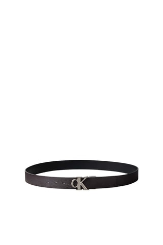 Ceinture réversible en cuir - Noir