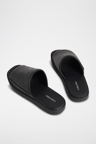Mules en cuir - Noir