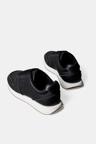 Baskets en cuir - Noir