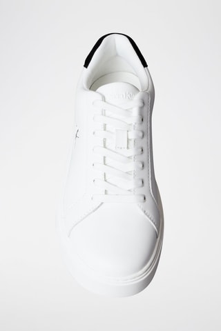 Baskets en cuir - Blanc et noir