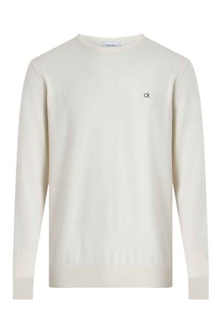 Pull en coton biologique et soie - Blanc