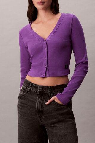 Gilet court - Violet