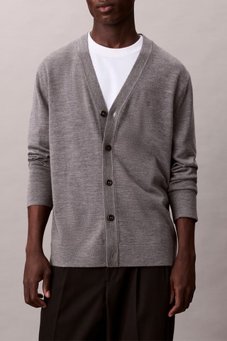 Gilet en laine - Gris chiné