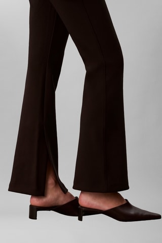 Pantalon flare taille haute - Noir