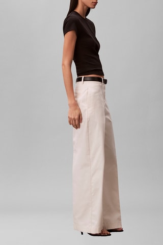 Pantalon loose - Blanc