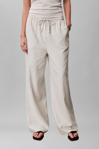 Pantalon en lin - Blanc