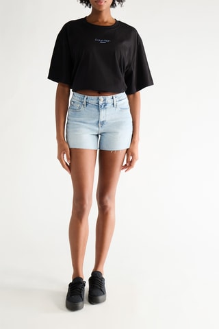 Short en jean - Ciel