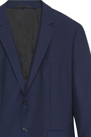 Veste en laine - Bleu foncé