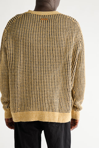 Gilet relaxed en lin - Moutarde