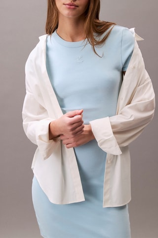 Robe t-shirt - Bleu clair