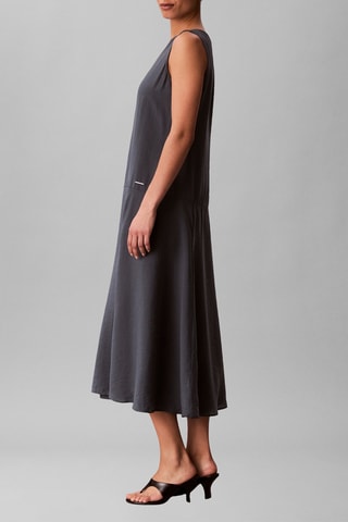 Robe midi - Bleu nuit