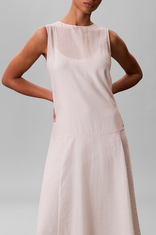 Robe midi - Ecru