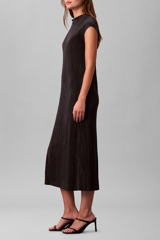 Robe plissée - Anthracite