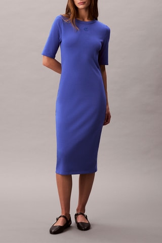 Robe midi - Bleu roi