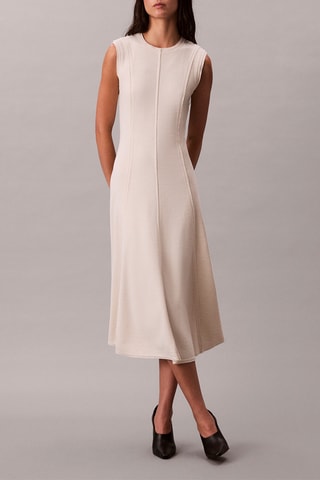 Robe midi - Ecru