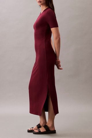 Robe midi  - Bordeaux