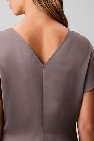 Robe trapèze - Gris foncé