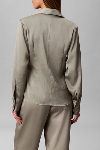 Chemise slim - Kaki