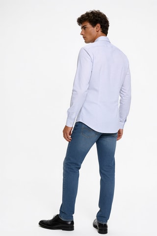 Chemise slim - Ciel
