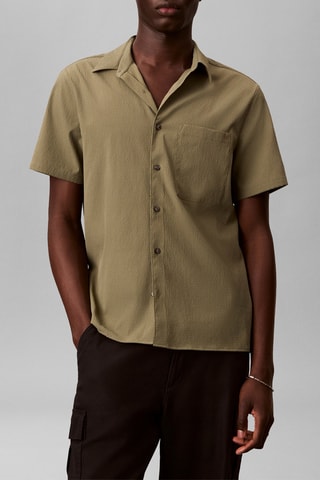 Chemise regular - Kaki