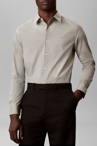 Chemise slim - Beige