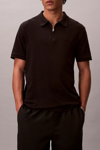 Polo slim - Noir