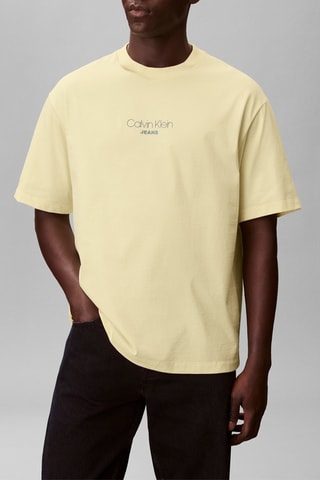 T-shirt relaxed - Jaune